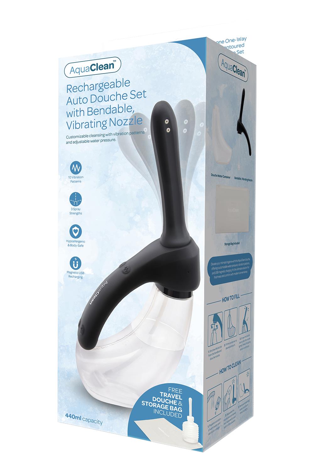 AQUACLEAN RECHARGEABLE AUTO DOUCHE