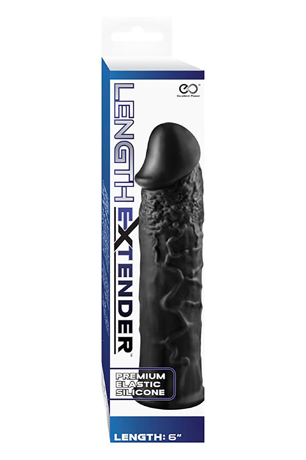LENGTH EXTENDER SLEEVE 6 INCH BLACK