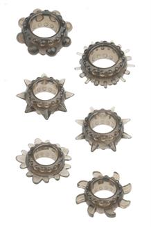 6Pc Stretchable Ring Set