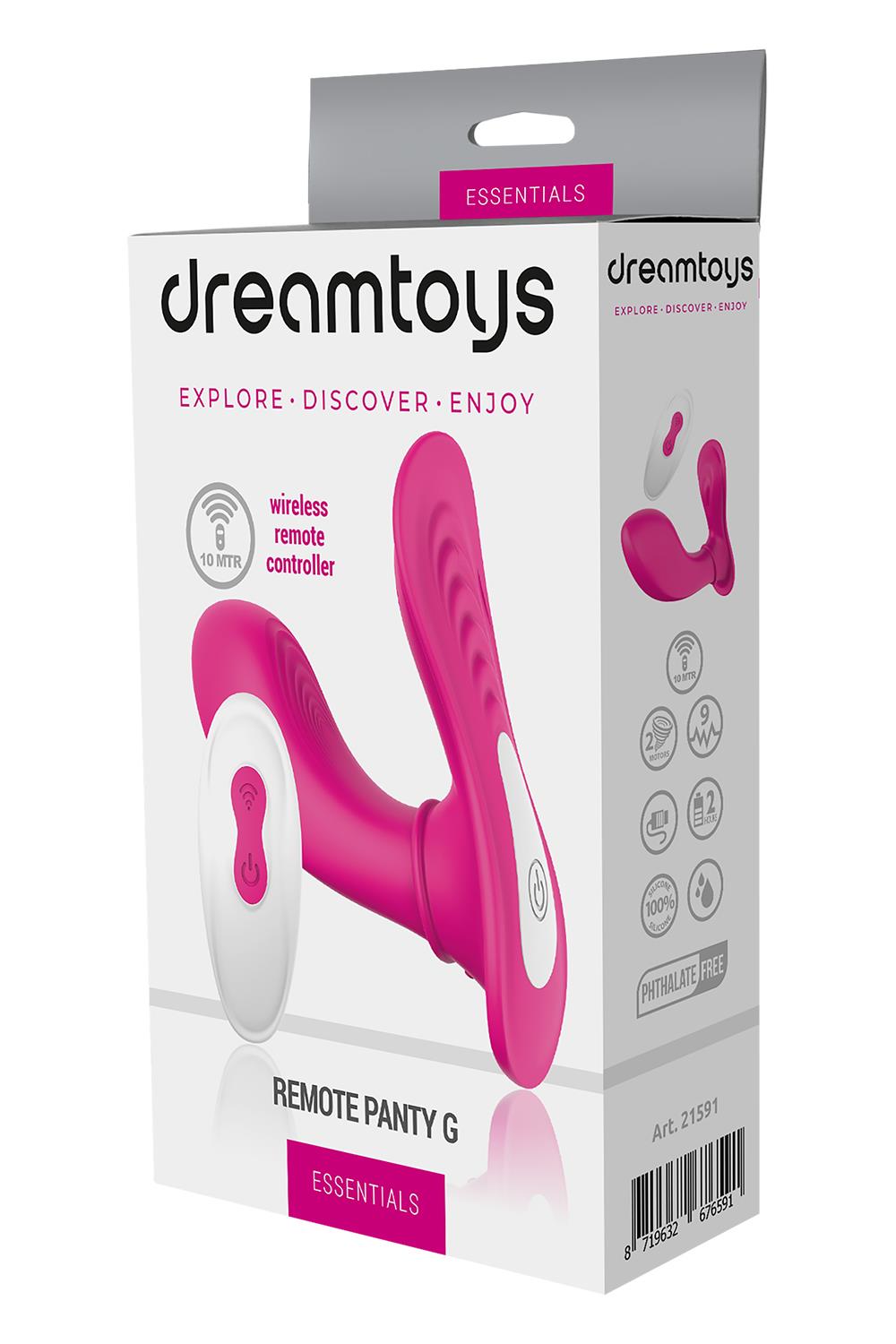 ESSENTIALS REMOTE PANTY G MAGENTA
