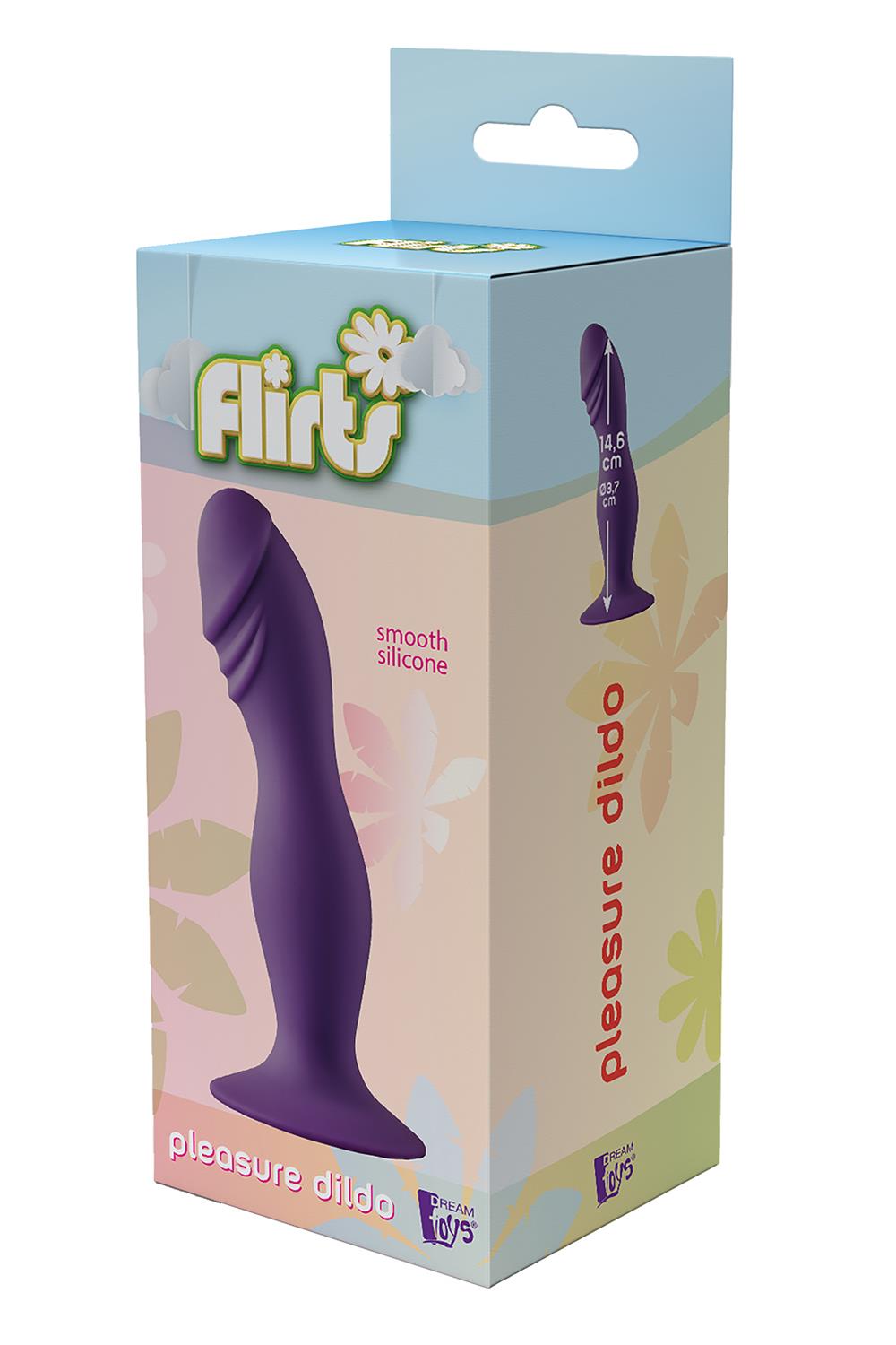 FLIRTS PLEASURE DILDO PURPLE