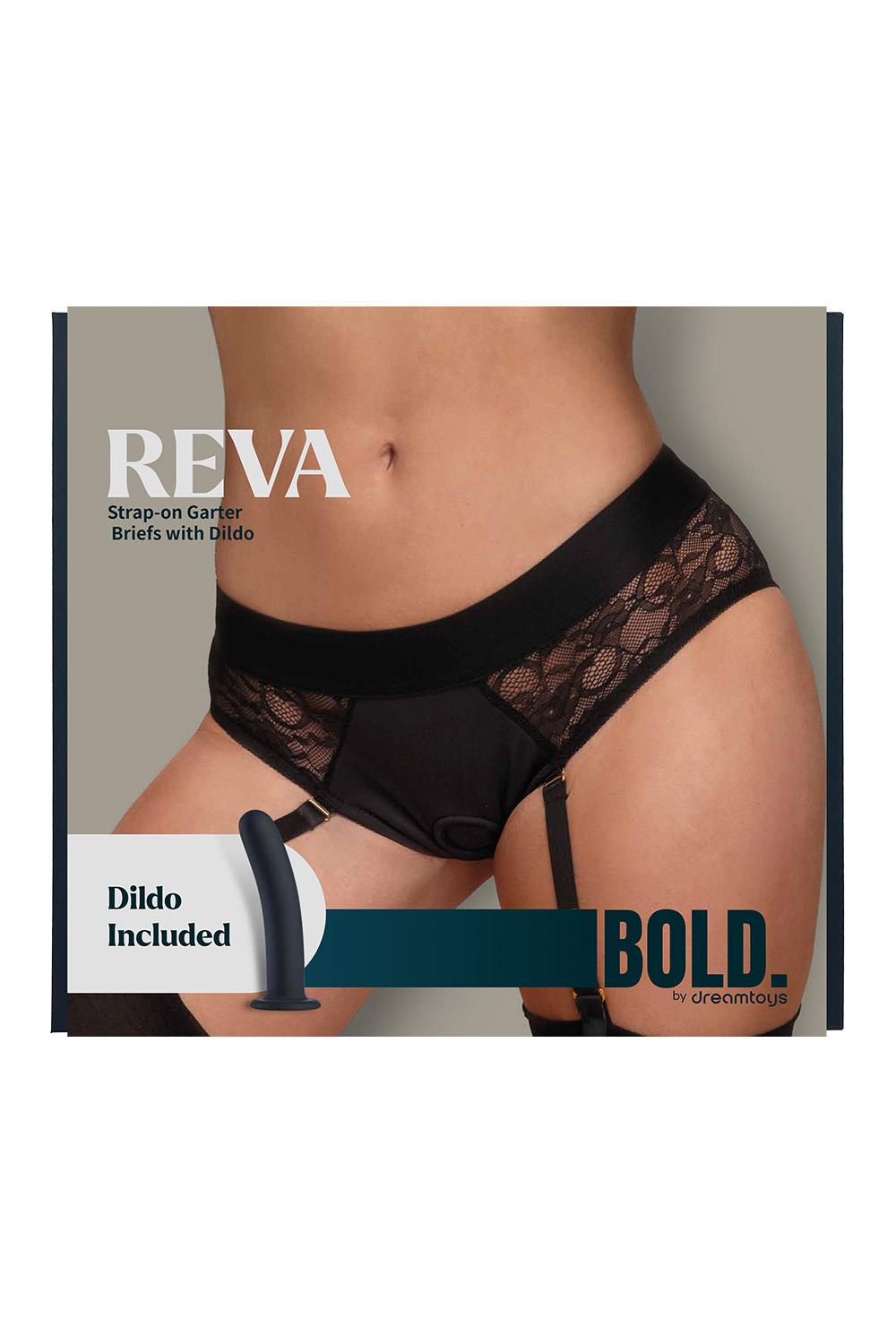 REVA Strap-on Garter Brief with Dildo