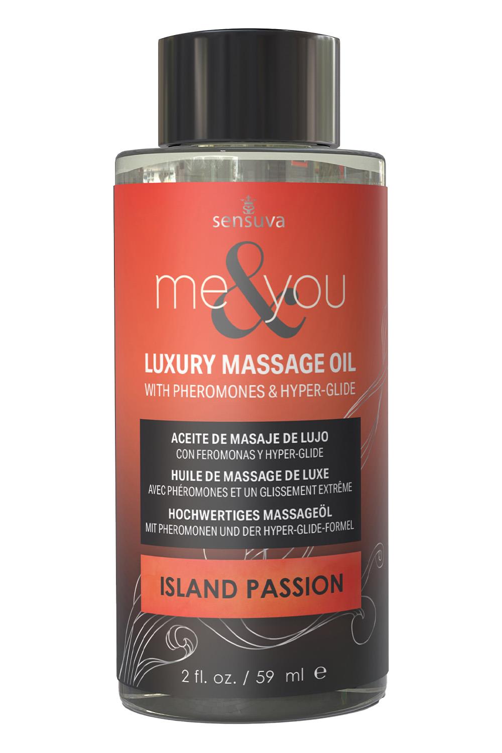 SENSUVA ME AND YOU MASSAGE OIL ISLAND PASSION 59ML