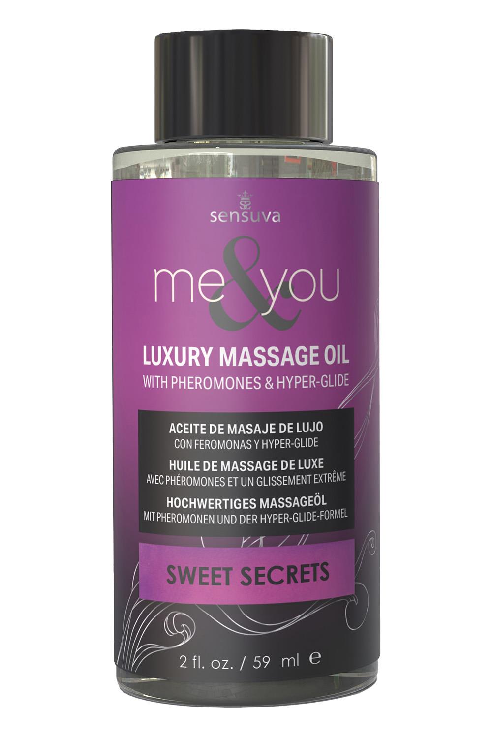 SENSUVA ME AND YOU MASSAGE OIL SWEET SECRETS  59ML