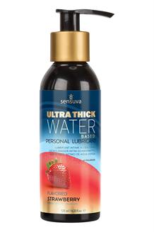 Ultra–Thick Water-Based Personal Lubricant Strawberry 125ml