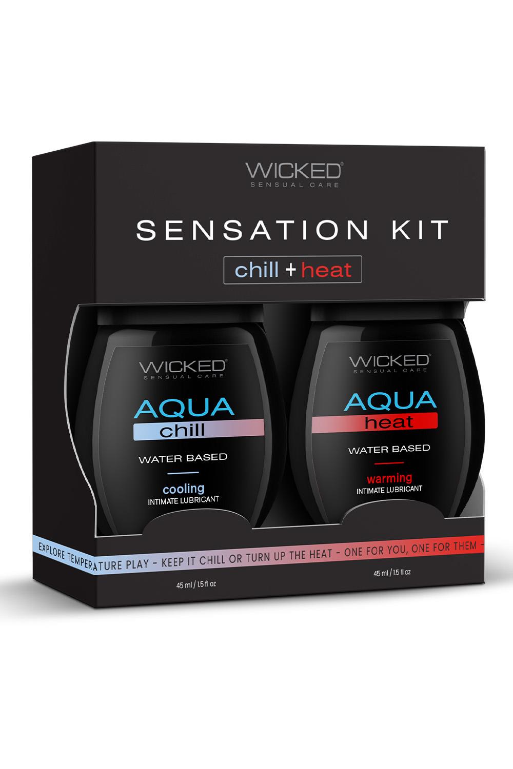 WICKED SENSATION KIT CHILL AND HEAT 2X45ML