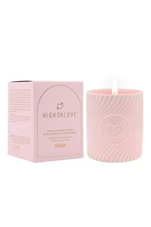Pink Massage Candle Strawberries and Champagne 220ml