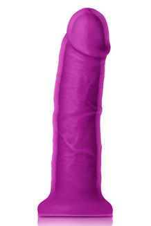 Dual Density 7 Inch Girth Dildo Purple