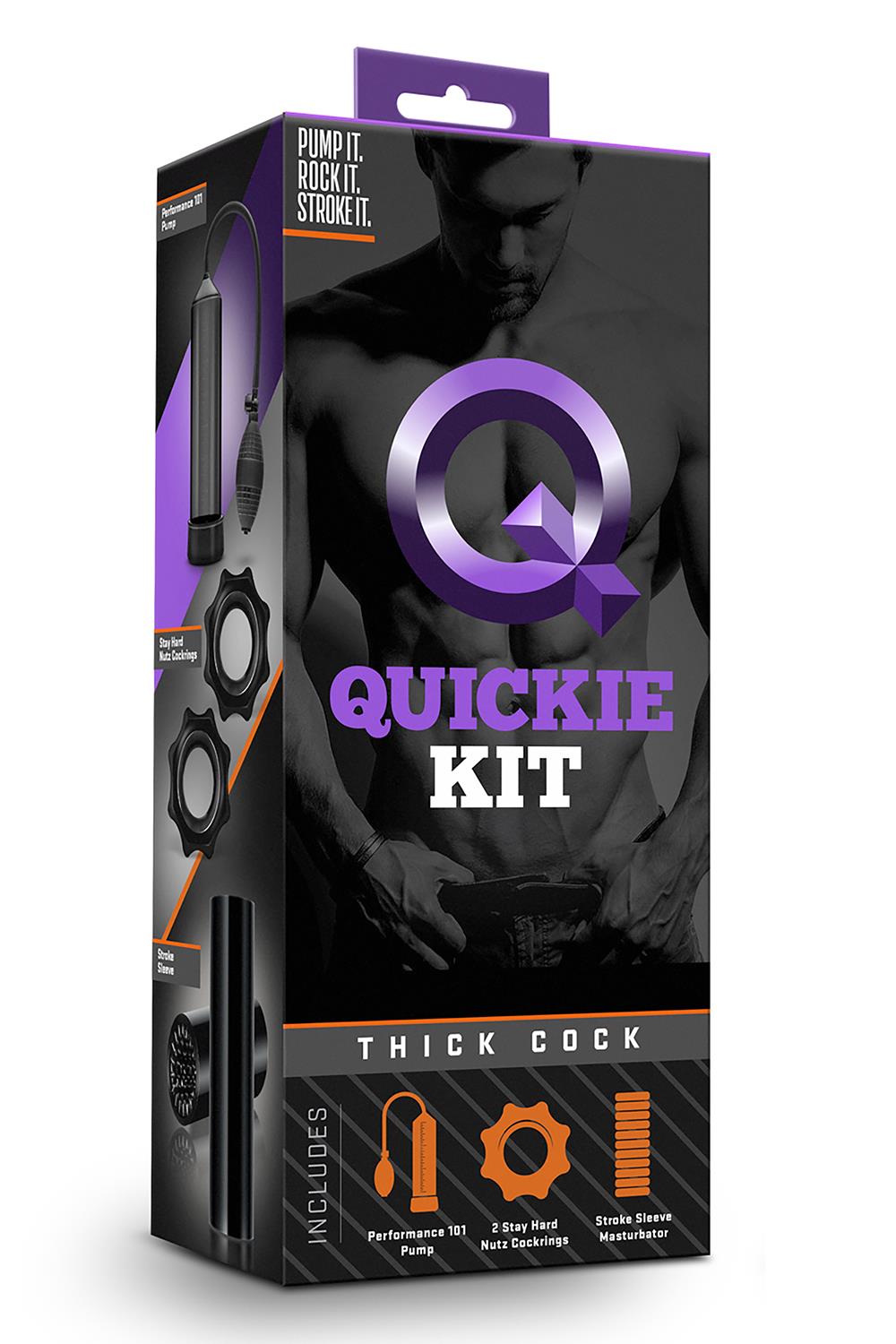QUICKIE KIT THICK COCK BLACK