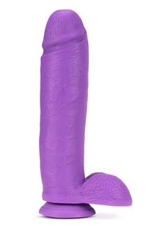 11 Inch Dual Density Dildo Neon Purple