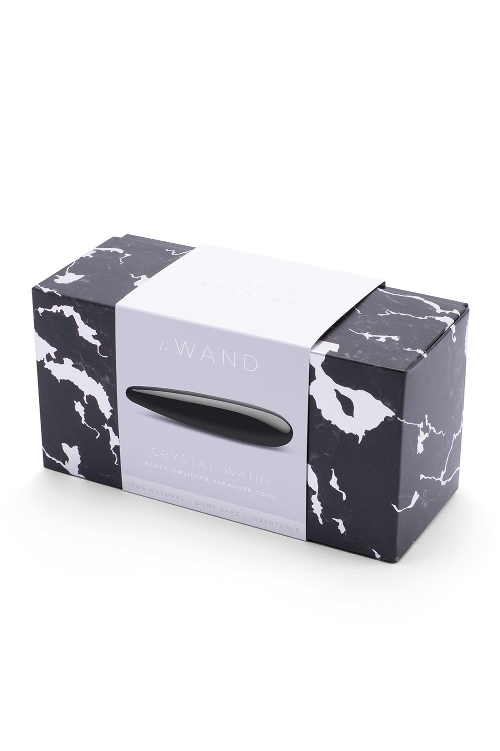 LE WAND CRYSTAL WAND BLACK OBSIDIAN