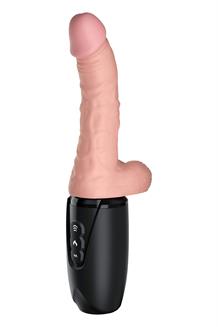 6.5 Inch Thrusting Cock with Balls - Triple Threat Light