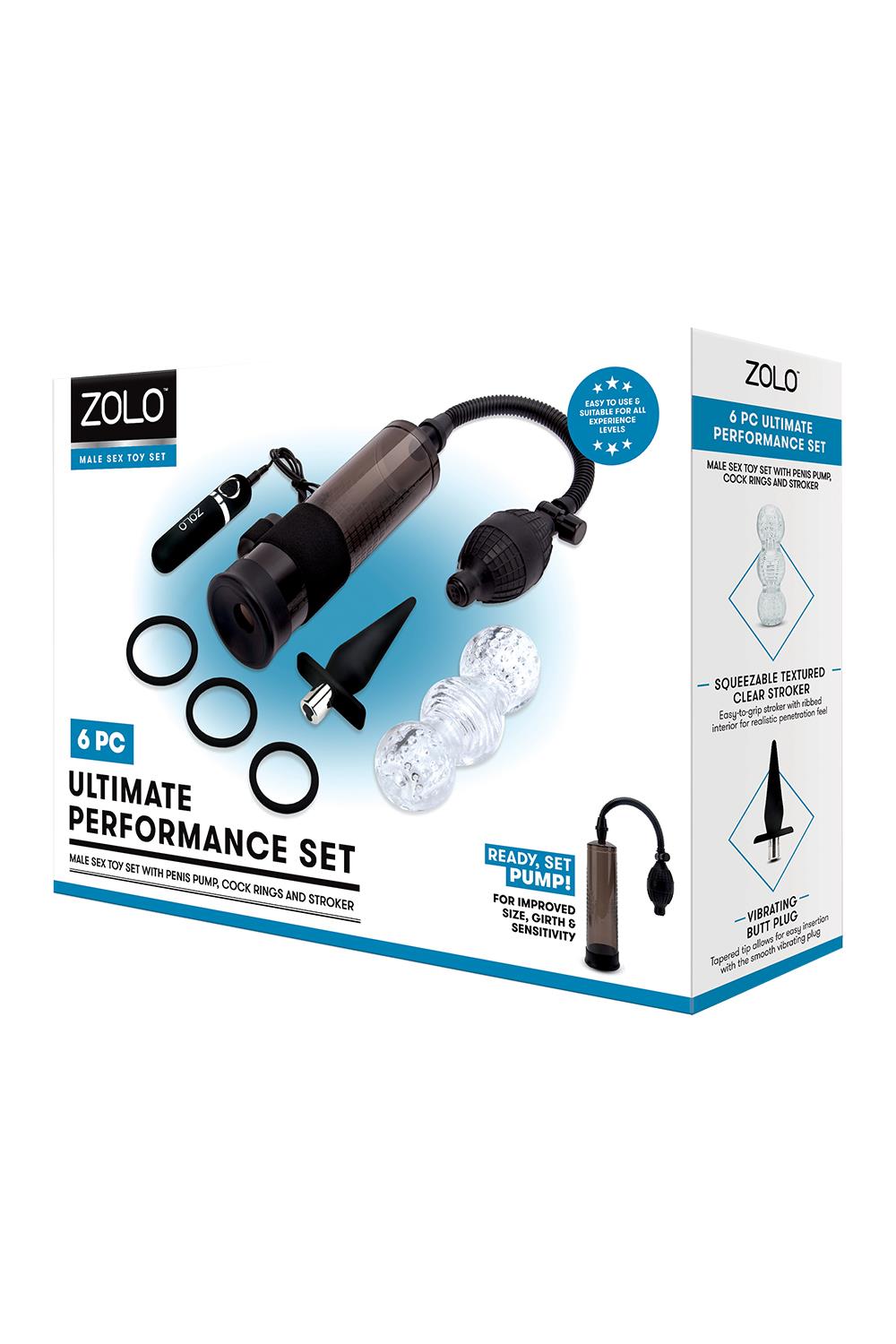 ZOLO 6 PIECE ULTIMATE PERFORMANCE SET