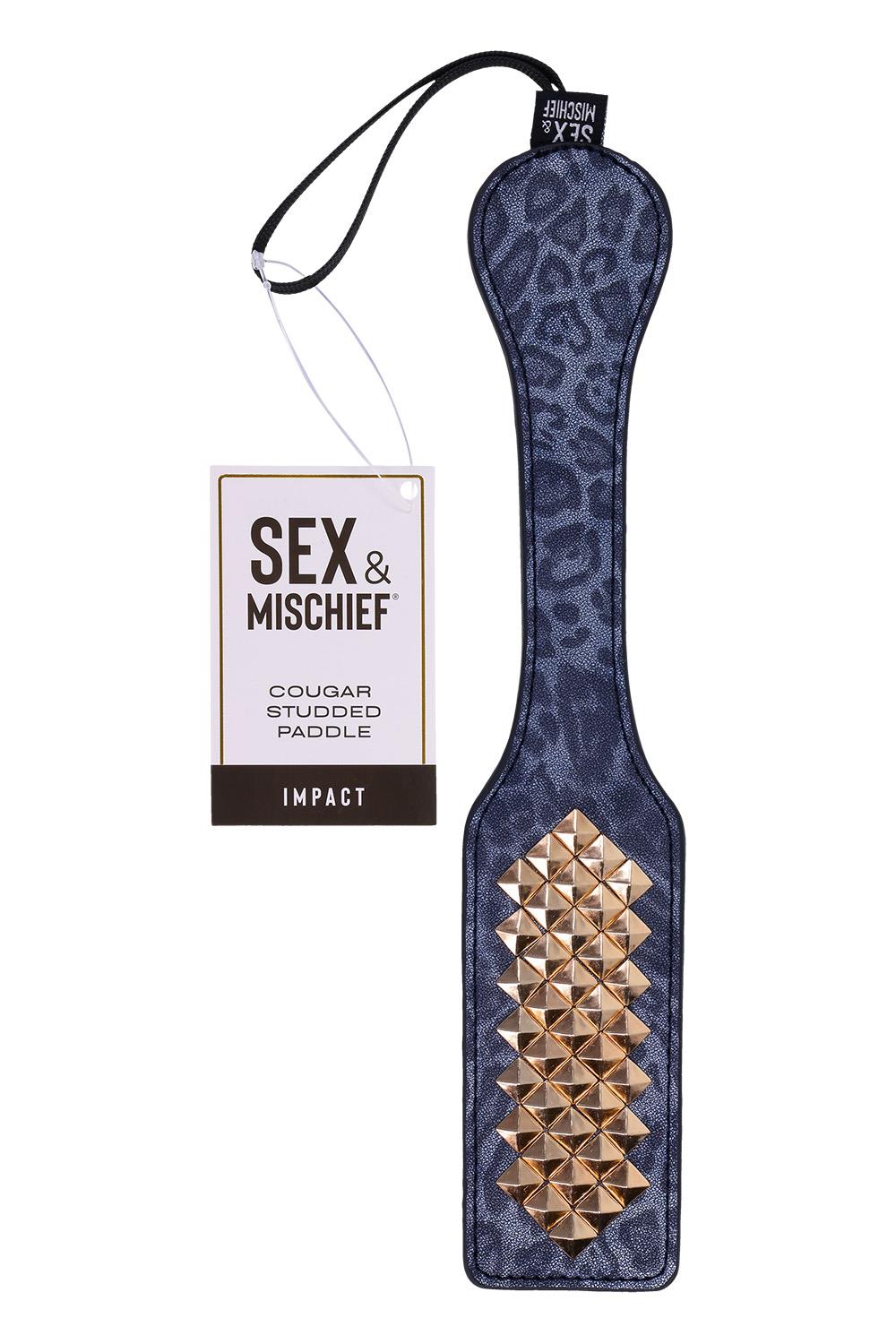 SPORTSHEETS COUGAR STUDDED PADDLE