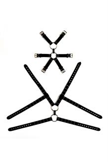  Man Bondage Body Harness Mod. 6 Black