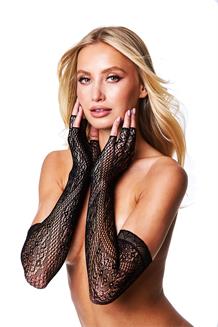 Fingerless Lace Opera Glove